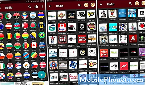 3 beste radio-apps om naar lokale AM ​​/ FM-radio te luisteren zonder gegevens voor LG V40 ThinQ