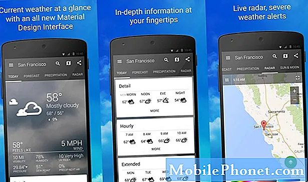 5 nejlepších aplikací pro počasí pro Galaxy Note 9 v roce 2020