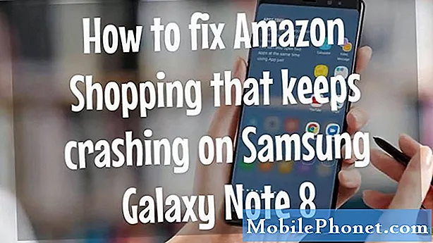 Amazon Shopping turpina avarēt Samsung Galaxy S9 Plus (viegli salabot)