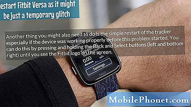 Fitbit Versa Screen Wake fungerer ikke lenger når du snur håndleddet