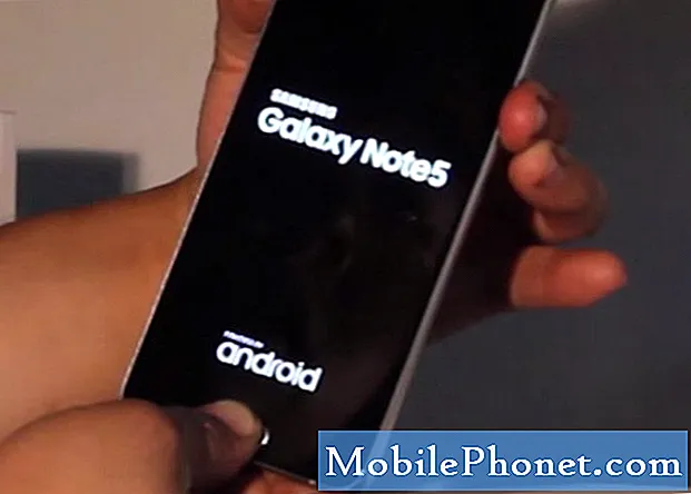 Açılış sırasında logoya takılan bir Samsung Galaxy Note 5'i onarın, yeniden başlatmaya devam edin