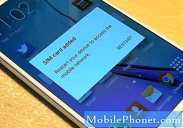 Oprava problémů se SIM kartou Samsung Galaxy S6 a některé problémy související se sítí