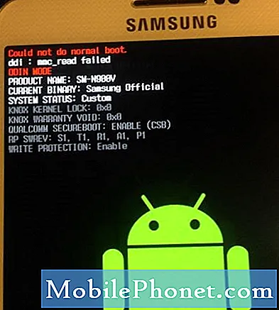 Galaxy Note 4 "Không thể khởi động bình thường, lỗi mmc_read", các sự cố khởi động khác
