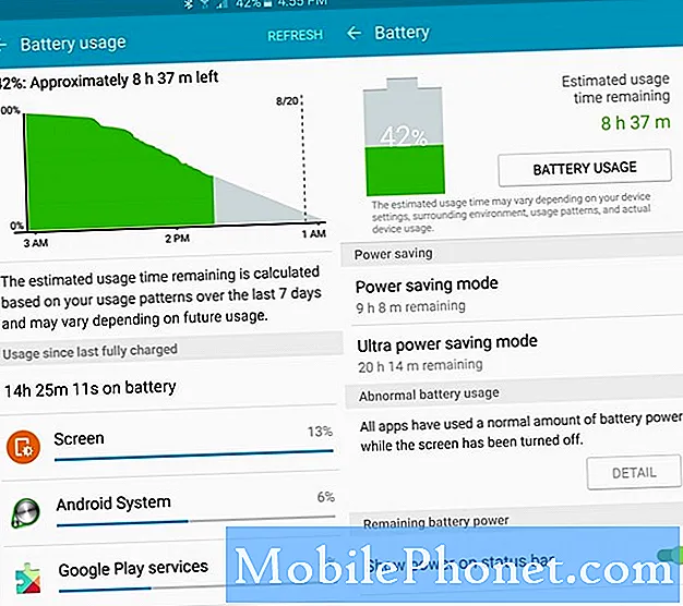 Odstotek baterije Galaxy Note 5 se naključno spreminja, druge težave s polnjenjem energije