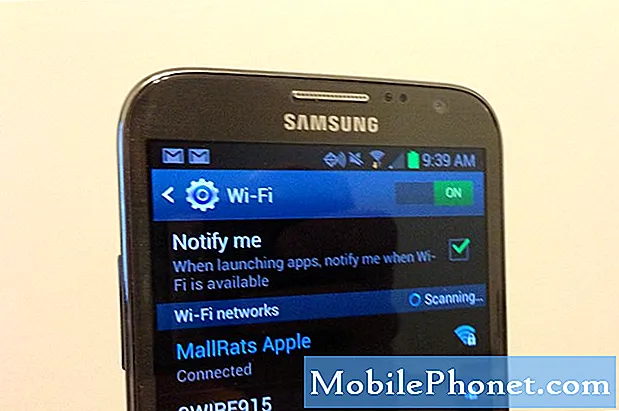 Galaxy Note 5 wifi tidak mau hidup kembali, tidak akan terhubung ke semua jaringan wifi, masalah lain