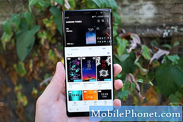 Galaxy Note 8 Samsung Themes -sovelluksen 6 / T500001 virhe, muut ongelmat