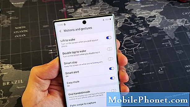 Galaxy Note10 + Lift to Wake: gyorsan kapcsolja be a képernyőt