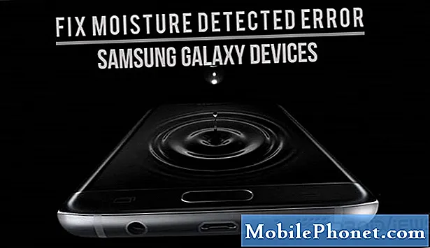 Napaka zaznane vlage v Galaxy S7, ne polni se, težava s črnim zaslonom in druge težave