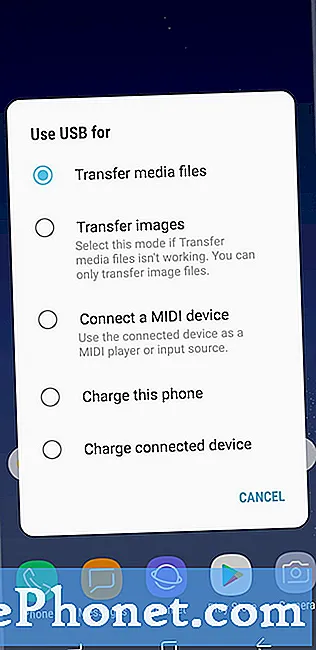 Galaxy S8 no puede transferir archivos a una computadora con Windows (con el error de Windows Explorer no responde)