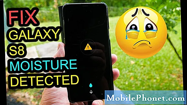 Feil påvist fuktighet i Galaxy S8, lades ikke på grunn av feil oppdaget fuktighet, andre problemer