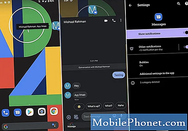 Google Şu Anda Android 10'da Mesajlarla Sohbet "Baloncukları" Test Ediyor