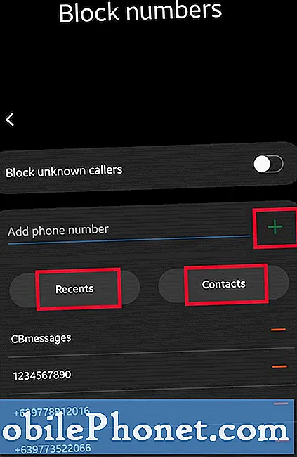 Ako blokovať neznáme čísla v telefóne Samsung (Android 10)