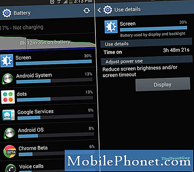 Como corrigir o problema de drenagem rápida da bateria no Samsung Galaxy Note 3, parte 2