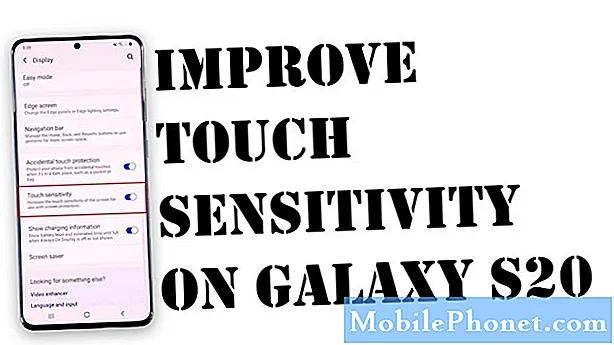 Hur man förbättrar pekskärmens känslighet på Galaxy S20