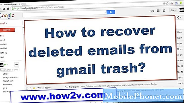 Hvordan gjenopprette slettede e-poster Gmail