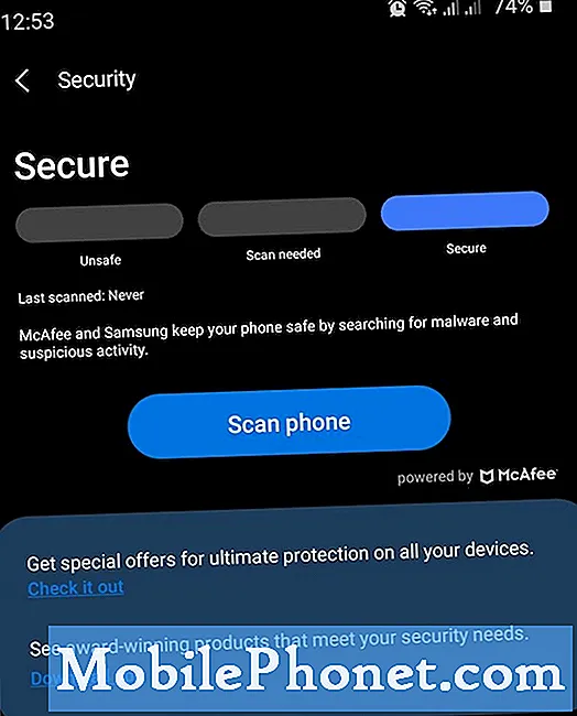 Vírus vagy rosszindulatú program eltávolítása a Samsung készülékén (Android 10)
