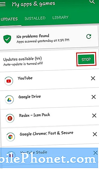 Como verificar as atualizações da Play Store no Samsung Galaxy Tab S6