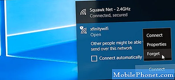 Slik sletter du lagrede Wi-Fi-nettverk på Samsung Galaxy Note 20 Glem nettverket