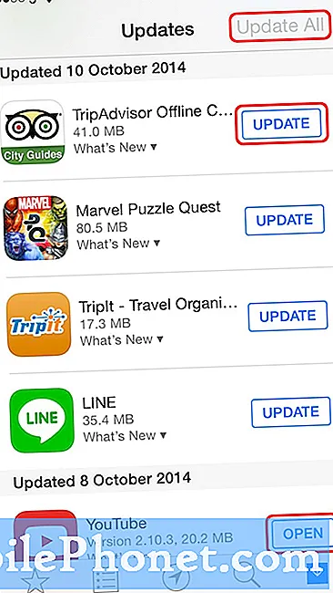 App-updatemeldingen ontvangen in de Galaxy S20 Play Store