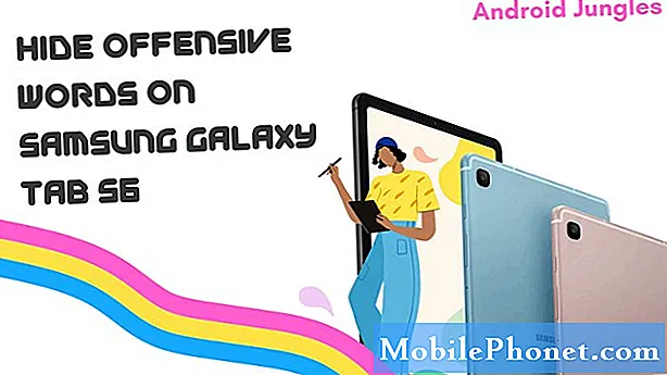 Hur man döljer stötande ord på Samsung Galaxy Tab S6 Google Voice Typing 2020