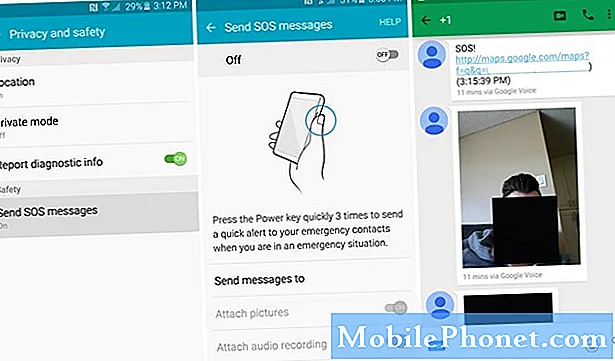 Як надсилати SOS-повідомлення на підручниках Samsung Galaxy J6 Plus