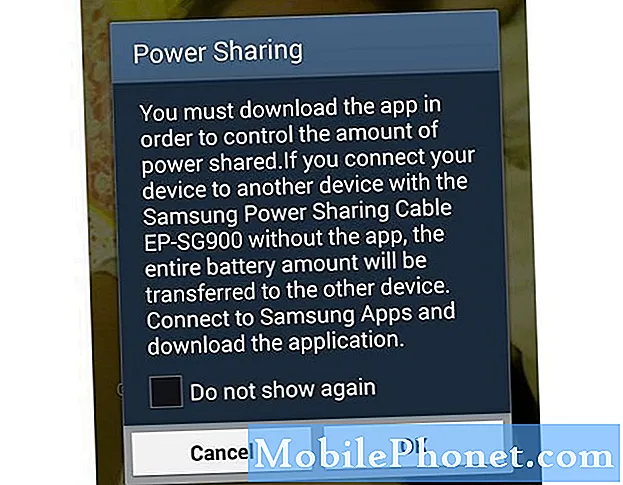 كيفية إصلاح Samsung Galaxy S5 الذي لا يتم شحنه بشكل صحيح ، ظهر إشعار Power Sharing