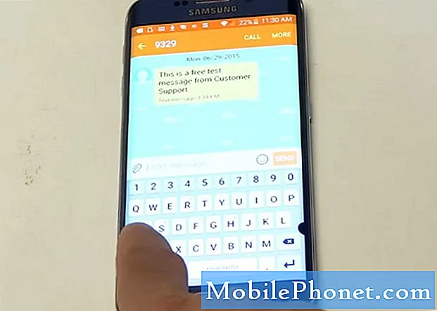 كيفية إصلاح Samsung Galaxy S6 Edge الذي لا يمكنه فتح تطبيق messenger ولن يرسل رسالة