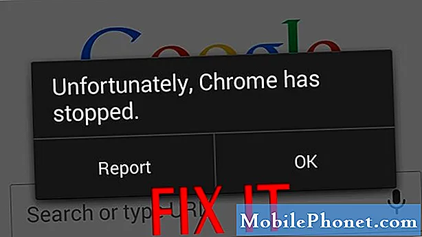 Kā novērst Diemžēl Chrome ir apturējis kļūdu Samsung Galaxy 8. piezīmē (vienkārši soļi)