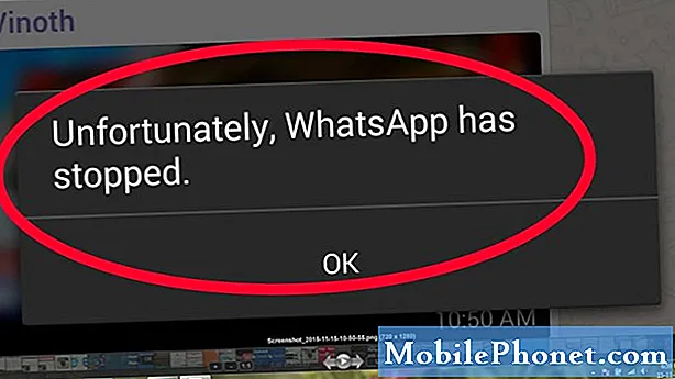 Як виправити Whatsapp, який продовжує збій на Samsung Galaxy Note 8 (прості кроки)
