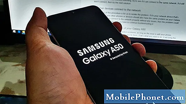 Como consertar um Galaxy A50 que não consegue se conectar via dados móveis