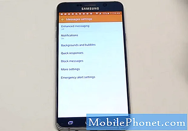 Yaygın Samsung Galaxy Note 5 metin mesajlaşma sorunları nasıl giderilir