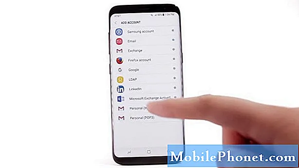 Як налаштувати, додати та керувати обліковими записами електронної пошти та повідомленнями на підручниках Samsung Galaxy S8