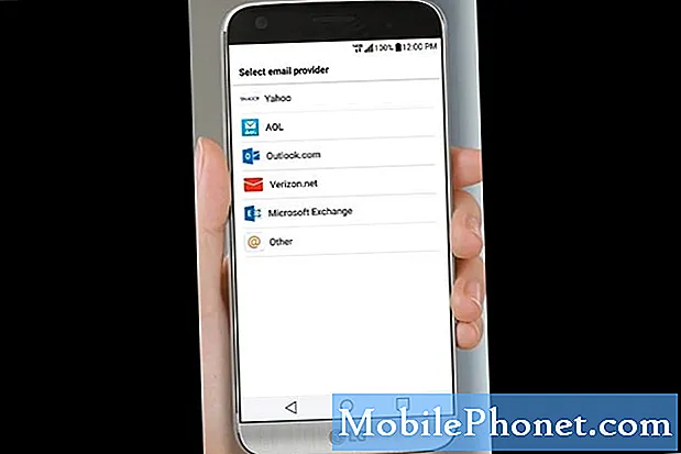 LG G5 E-postoppsett og -administrasjon: POP3 / IMAP, Exchange, konfigurasjonsveiledning for Gmail-konto