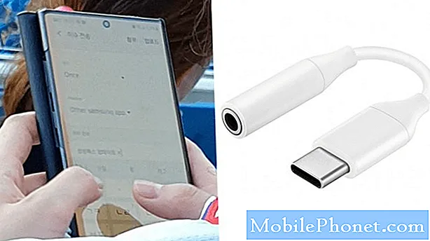 Leak onthult Galaxy Note 10 hoofdtelefoon-dongle