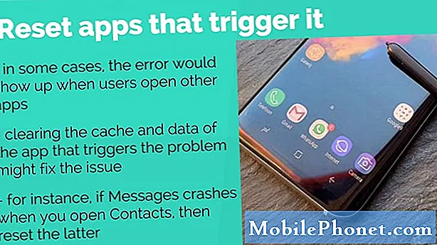 As mensagens foram interrompidas, o erro continua aparecendo no Samsung Galaxy S10e