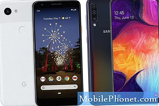 Pixel 3a vs Galaxy A50 Bedste mellemstore smartphone 2020