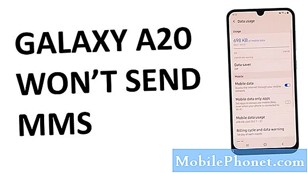Samsung Galaxy A20 MMS ei lähetä. Tässä on korjaus.