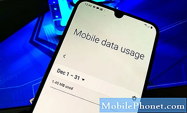 Samsung Galaxy A20-mobildata fungerer ikke efter en opdatering