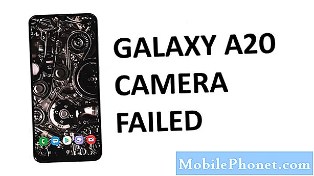 Samsung Galaxy A20 nenehno prikazuje napako 'Camera failed'