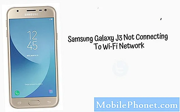 Samsung Galaxy J3 Nepřipojení k domácímu problému Wi-Fi a další související problémy