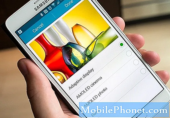 Samsung Galaxy Note 4 har lysstråle på skjermen og andre relaterte problemer