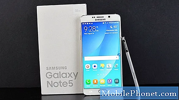Samsung Galaxy Note 5 لا توجد مشكلة في الاتصال بالإنترنت ومشاكل أخرى ذات صلة