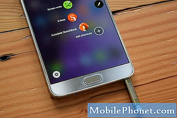 Obrazovka Samsung Galaxy Note 5 je zelená po namočení a ďalších súvisiacich problémoch