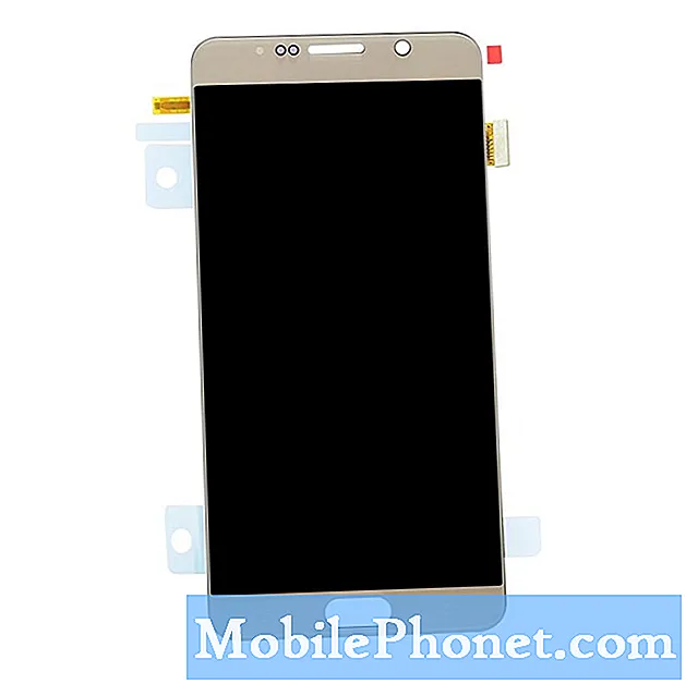 Obrazovka Samsung Galaxy Note 5 je černá po vydání kapky a dalších souvisejících problémech