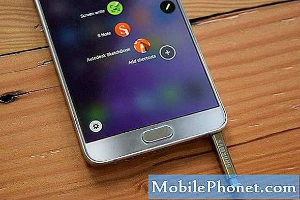 Težava pri posodobitvi programske opreme Samsung Galaxy Note 5 in druge s tem povezane težave