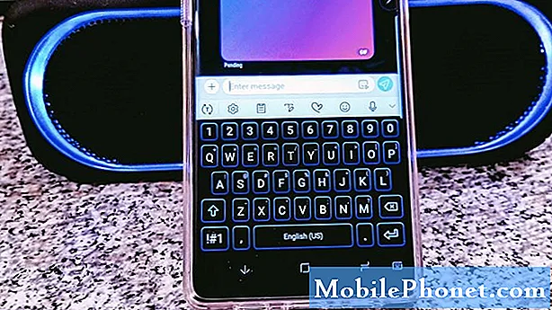 Aplikacija tipkovnice Samsung Galaxy Note 9 med pošiljanjem SMS-ov ali pošiljanjem Facebook sporočila ne deluje