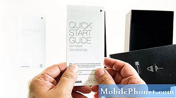 Распаковка Samsung Galaxy Note20 (мистический зеленый)