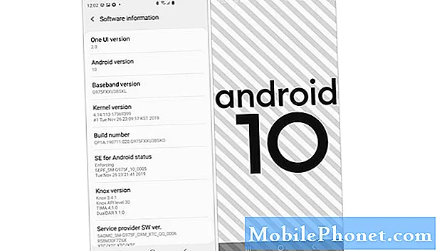 Samsung Galaxy S10 lento após a atualização do Android 10