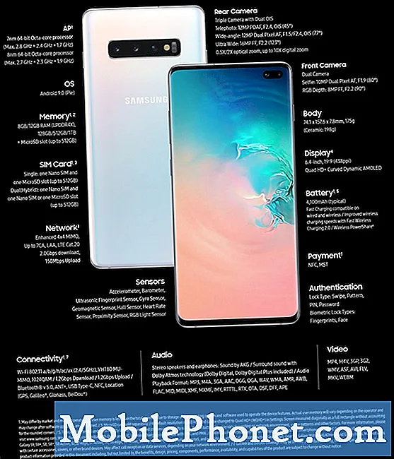 Samsung Galaxy S10 specifikationer och släppdatum: belyser enorma batteriförbättringar och fotokvalitet