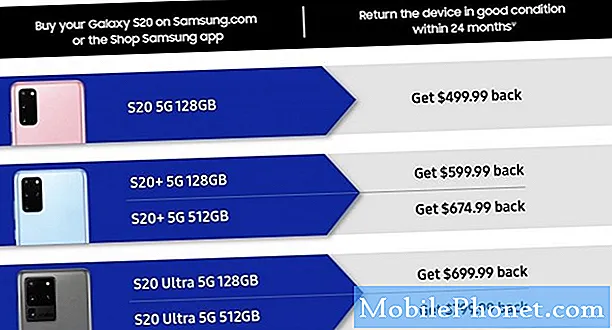Samsung Galaxy S20 omanikud saavad 2 aasta jooksul 50% raha tagasi maksta
